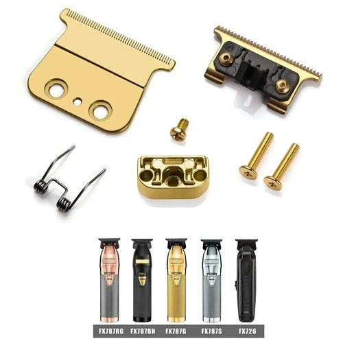Imagen 2 del producto Barbería FX707, cortadora de pelo profesional de Metal duradero, juego de cuchillas de repuesto para cortadora de pelo Babyliss PRO FX787 FX726 FX787Z
