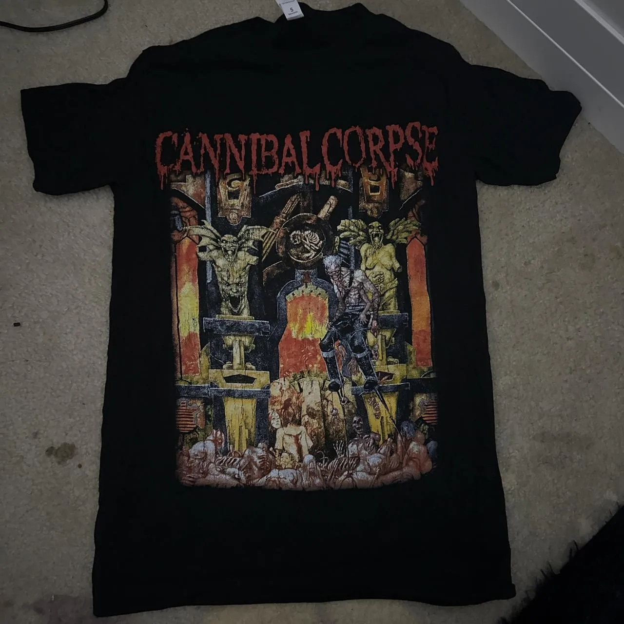Cannibal Corpse band Retro style Black T shirt Remake design NH24264