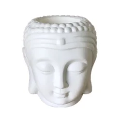 Clay Resin Candle Holder Silicone Mold Concrete Flower Pot Buddha Head Mould DIY Chocolate Cake Baking Accessories Tools