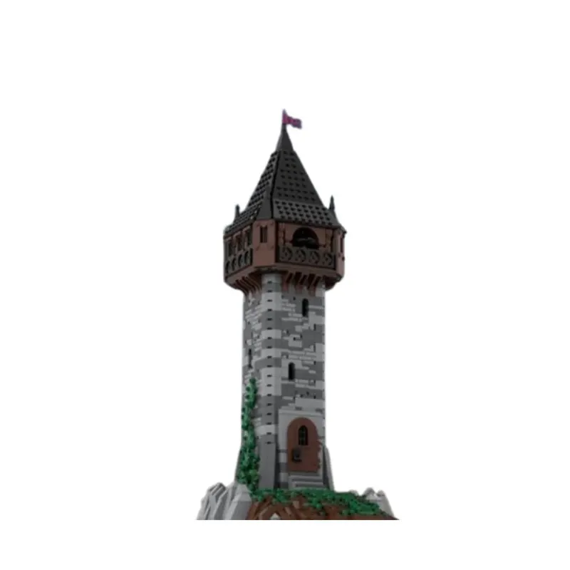 Blocs de construction assemblés à petites particules MOC-1773pcs, jouets de construction d'architecture de château médiéval, modèles 3D, cadeaux, puzzle ornam