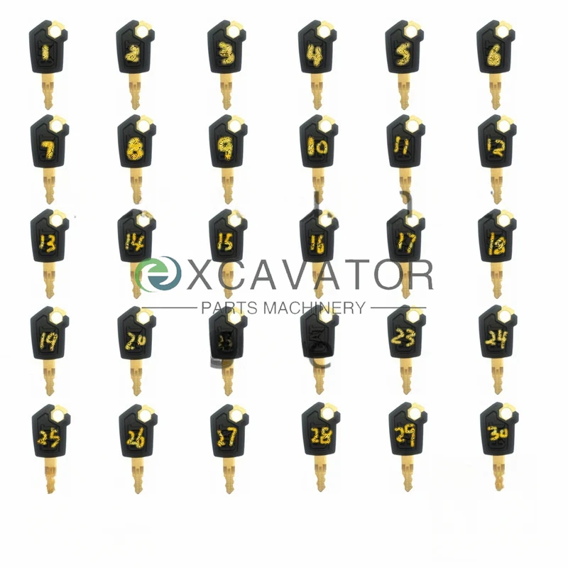 

30Pcs iron Key Heavy Equipment Ignition Loader Dozer Key For Caterpillar 5P8500 CAT