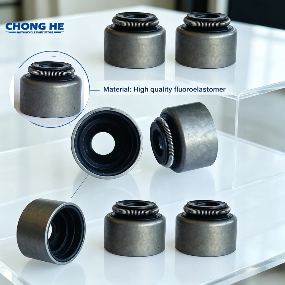 

5mm Motorcycle Engine Part Intake Exhaust Valve Oil Seal for Yamaha YBR125 JYM125 TTR125 XT125R XT125X YBR XT TTR 125 125cc