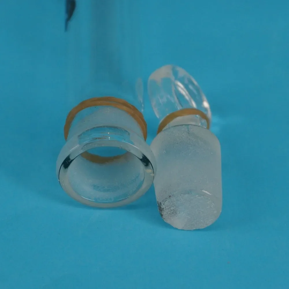 10ml Absolvierte Linie Lab Klar Glas Reagenzglas Runde Bottom mit Stopper