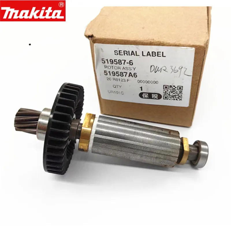 

Якорь ротора AC220-240V MAKITA 519587-6 для DUR369L DUR369A UR201C UR101C UR201CZ XRU17 XRU16