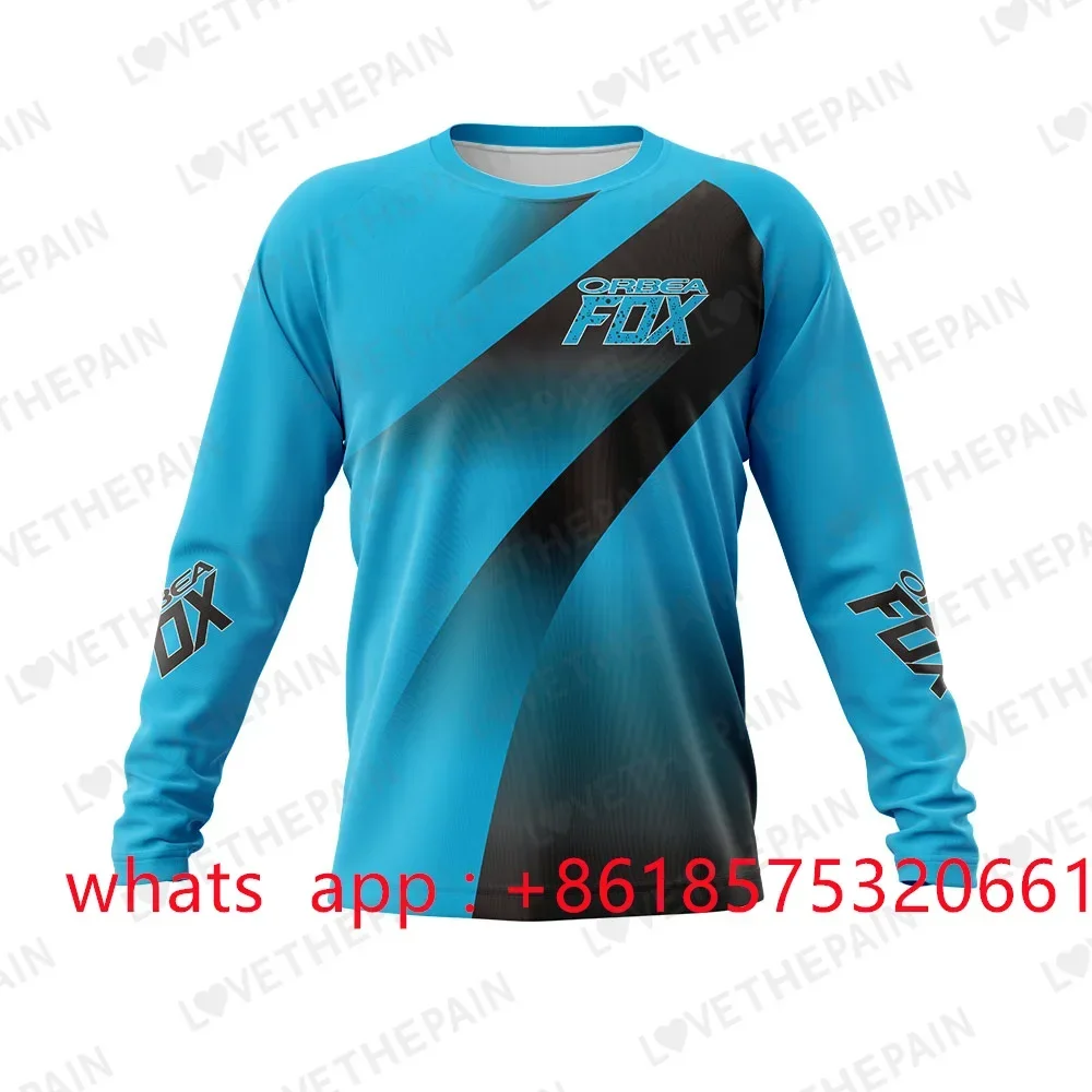 

Men's Long sleeve motocross Cycling Jersey ORBEA FOX Downhill Mountain Bike MTB Shirts Offroad DH Motorcycle Motocross Clothing