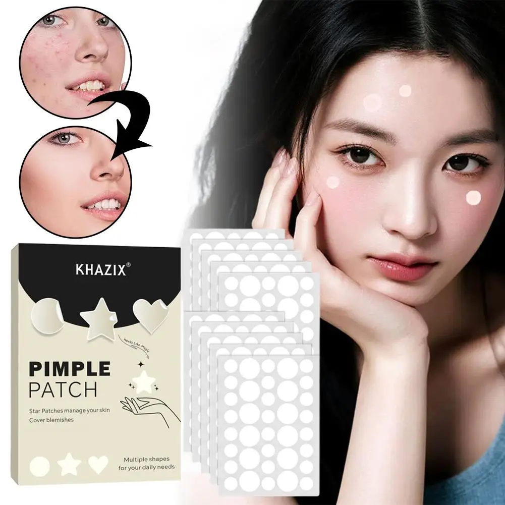 

360pcs Round Transparent Acne Patch Day Night, PE Material Invisible Breathable Pimple Stickers, Clear Face Spot Treatment