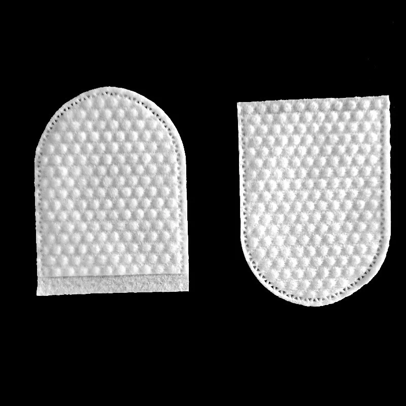 Disposable Makeup Remover Cotton Pad U-Shaped Pocket Face Removing Tools Non-woven Fabric Cleaning Paper Wipe Cosmetic Pads