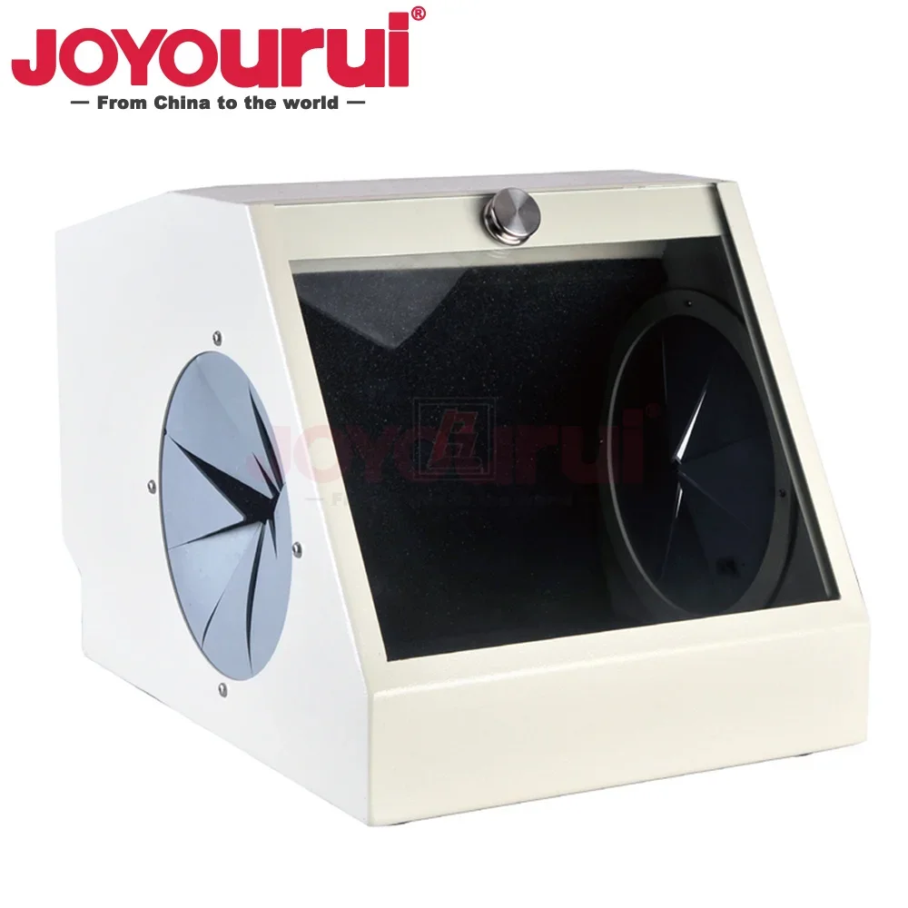 Dental Dust Collector Grinding Polishing Box with LED light Protector Blast Box Sandblasting Dust-proof Case Dentisry equipmen