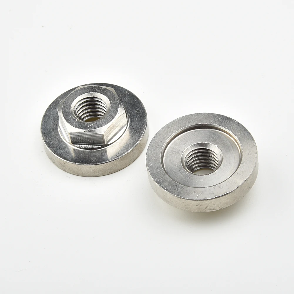 

Набор из 2 шестигранных гаек для угловой шлифовальной машины, фланцевая гайка для диска, быстросъемные аксессуары для электроинструментов, модификация угловой шлифовальной машины