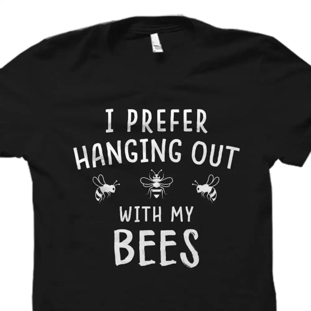 

Футболка Beekeeper Bees для пчеловодщиков S Owner Lover Prefer Hanging With My Os5406