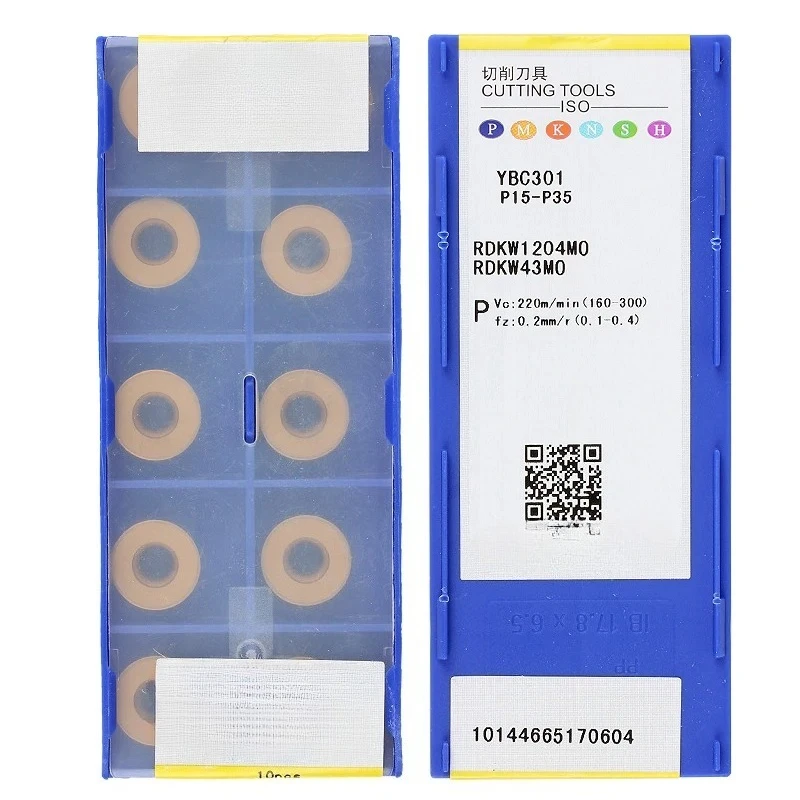 

ZCC.CT Customizable Carbide Milling Insert Turning and Cutting Tool-RDKW1204MO YBC301 RDKW1605MO YBG202