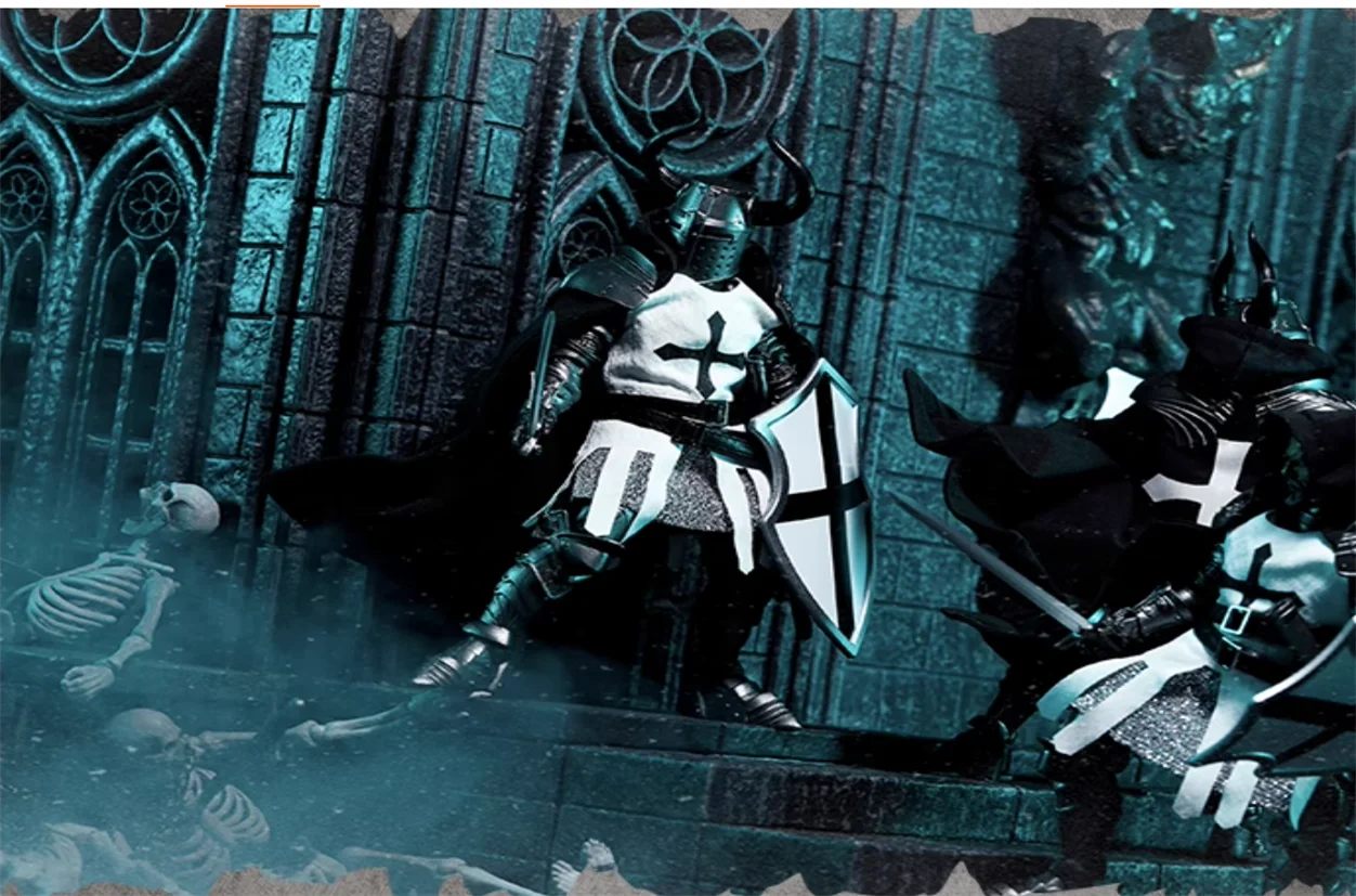 YYDS JLDZ 1/12 Männlicher Ritter Soldat Umhang Zubehör Modell Spielzeug Fit 6'' Action Figur Körper Auf Lager