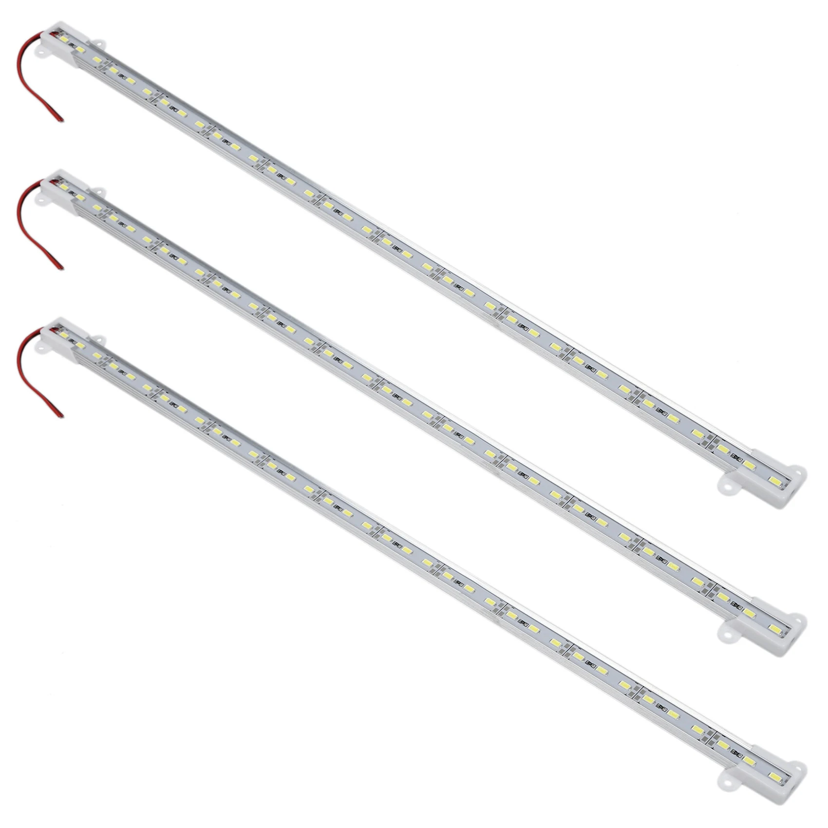 TFTP-3X 50CM 12V 36 LED 5050 SMD Hard Strip Bar Light Aluminum Rigid White