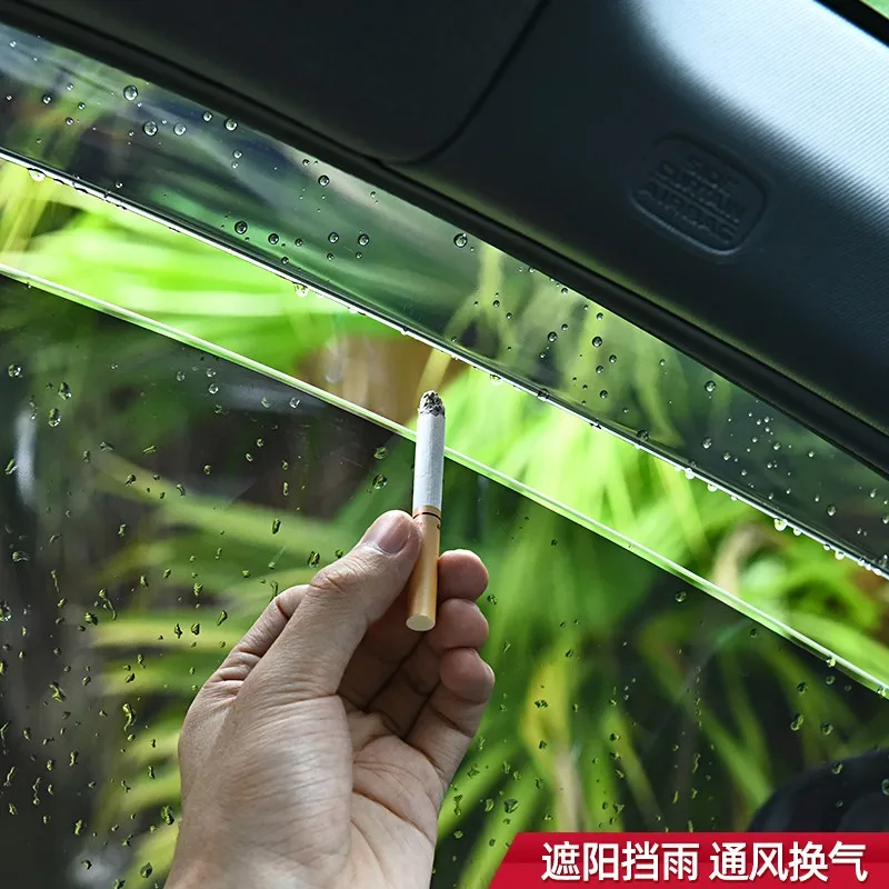 For Nissan Qashqai J10 2008 2009 2010 2011 2012 2013 Car Window Rain Shield Shelters Cover Sun Window Visor Car Accessories