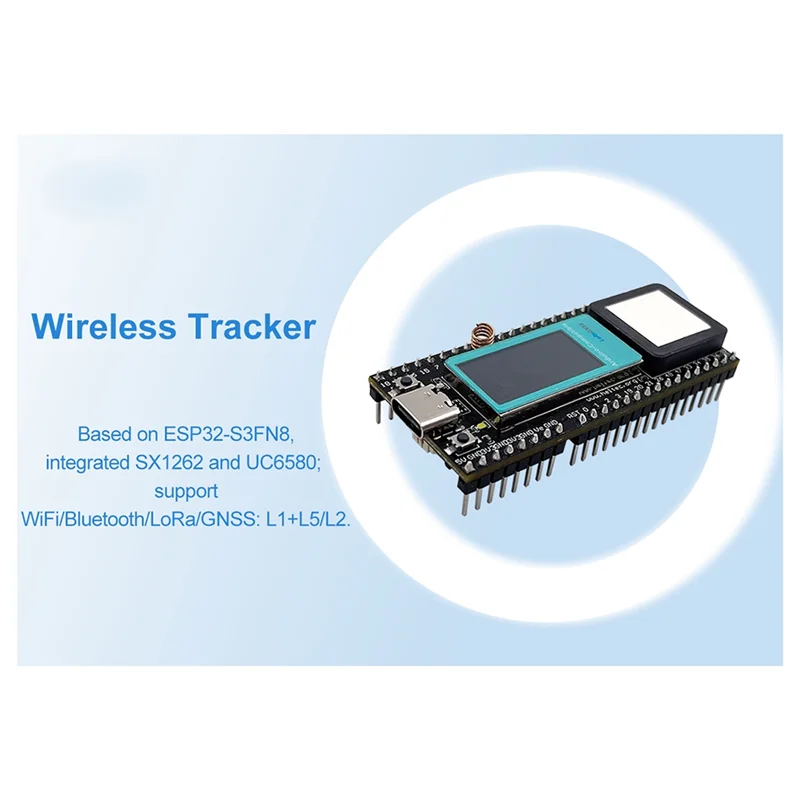 

【Быстрая распродажа】Месттистический сетевой трекер активности ESP32 Lora V3 Wi-Fi Bluetooth GPS трекер для автомобиля, велосипеда, детей, домашних животных, автомобиля, фитнеса