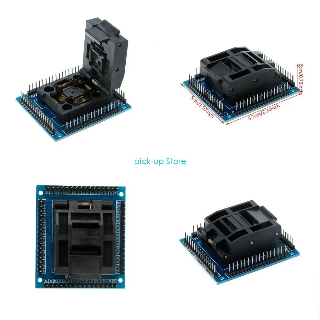 

Q5WA Блок преобразования адаптера для программирования тестовой розетки для 0,5 м QFP64 TQFP64 LQFP64 IC