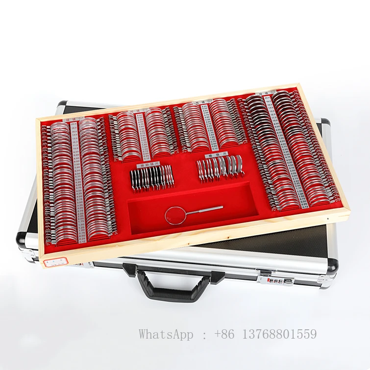 Hot Sale Professional Ophthalmology Ophthalmic Equipments Optometry Box Optical Trial Lens Set 266