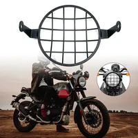 Protector de faro delantero de motocicleta, cubierta protectora Compatible con Himalayan Scram 411 2022 2023 SCRAM 411 scram411