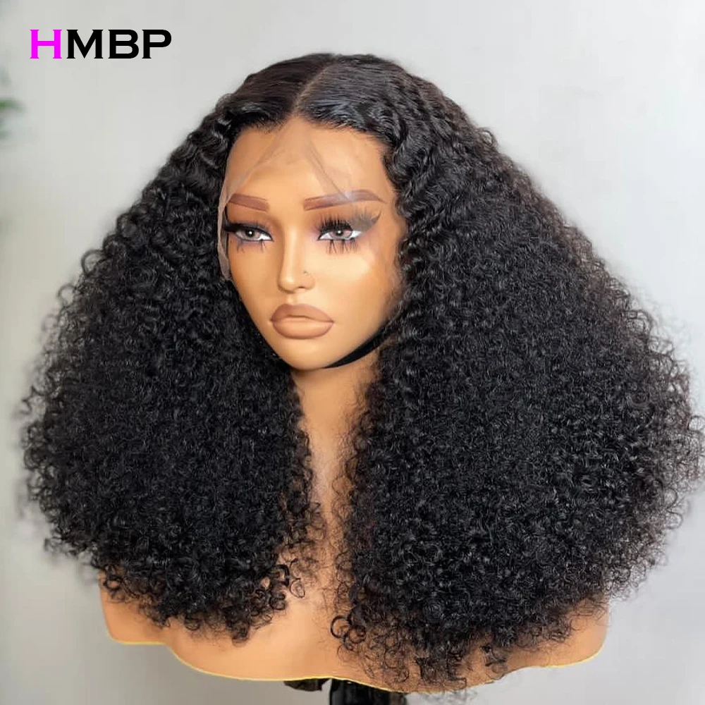 

450 Density Afro Kinky Curly 360/13X6 HD Lace Frontal Wigs Human Hair Wig Brazilian Baby Human Hair Lace Frontal Wigs For Women