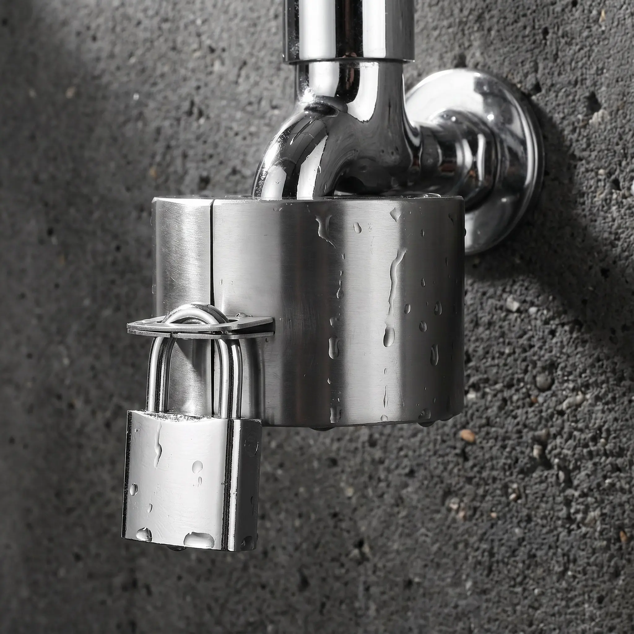 Faucet Cover Outdoor Lock Safety Garden Hose Water External Locking Anti-theft Spigot Exterior Gate Valve Lockout Faucet Locks