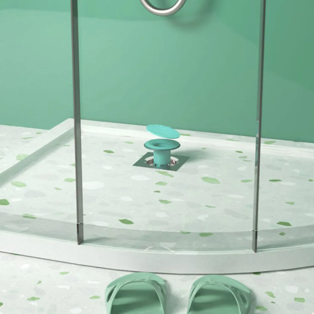 

4pcs Floor Drain Backflow Preventer Set Hair Catcher Kitchen Bathroom Abs Tpr Easy Clean Sewer Clog