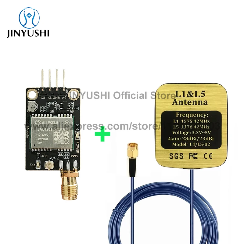 Allystar TAU1201 Multi-Band GNSS Development board Core board L1 L5 GPS Galileo Beidou Glonass