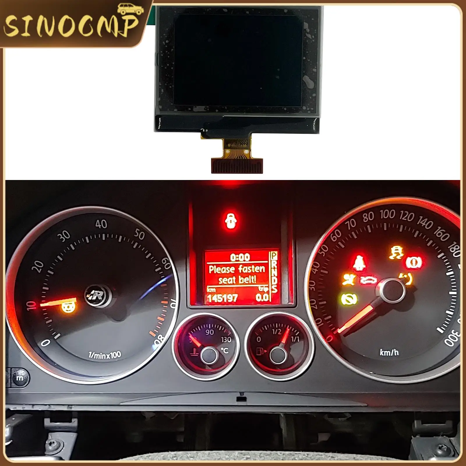 Dashboard LCD Display Screen 1TD920862 1K0920861M 92290206 For VW Golf V Passat B6 Touran Mk1 Jetta Mk5 Caddy Mk3 Eos Seat Skoda