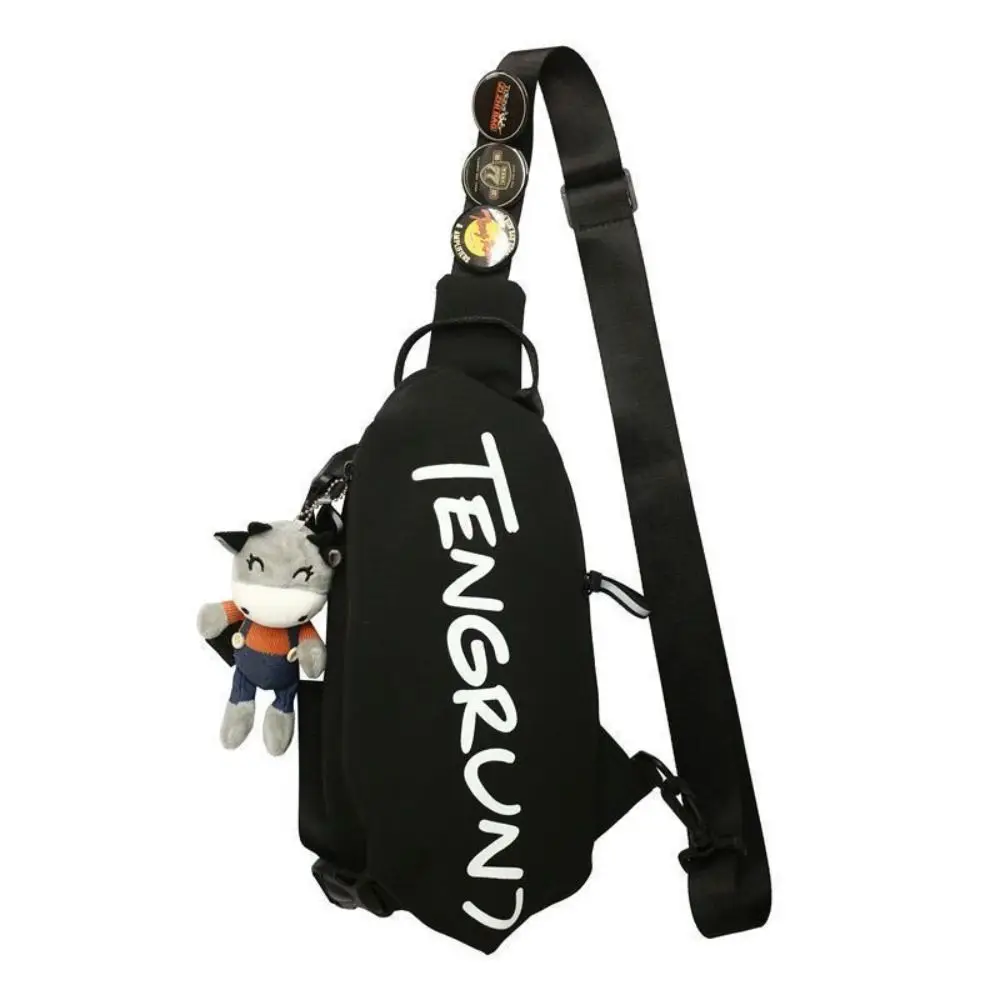 Versatile Sports Large Capacity Waistpack Crossbody Bag Multi functional Chest Bag