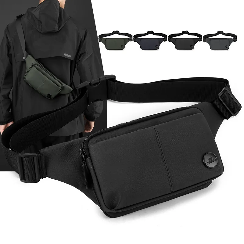 Sports travel chest bag leisure light shoulder sling outdoor large capacity waterproof waist bag