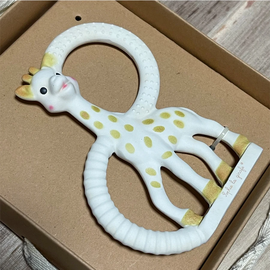 For Sophie Giraffe Teether Soft pacifier Toy Pendant Giraffe Teething gelGutta percha BABY BANANA Natural rubber latex Fanfan