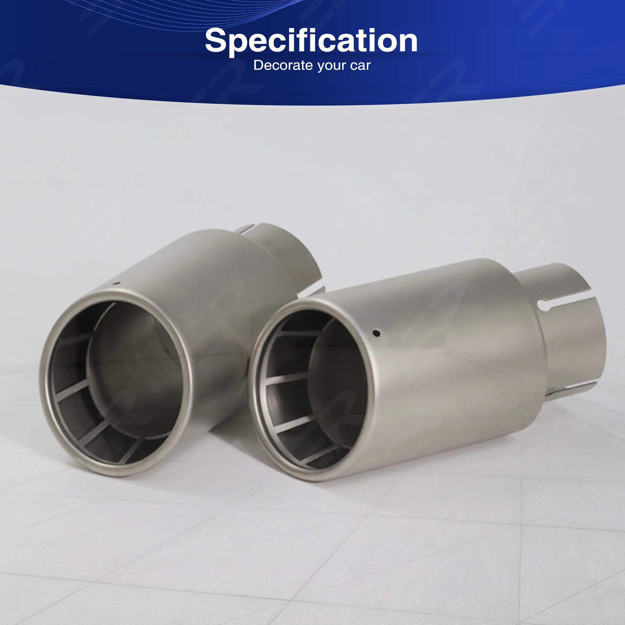 

1 Pc Car Accsesories 304 Matte Stainless Steel Exhaust Tip Upgrade Muffler Tip Universal Exhaust Systems Modify Pipe Nozzle