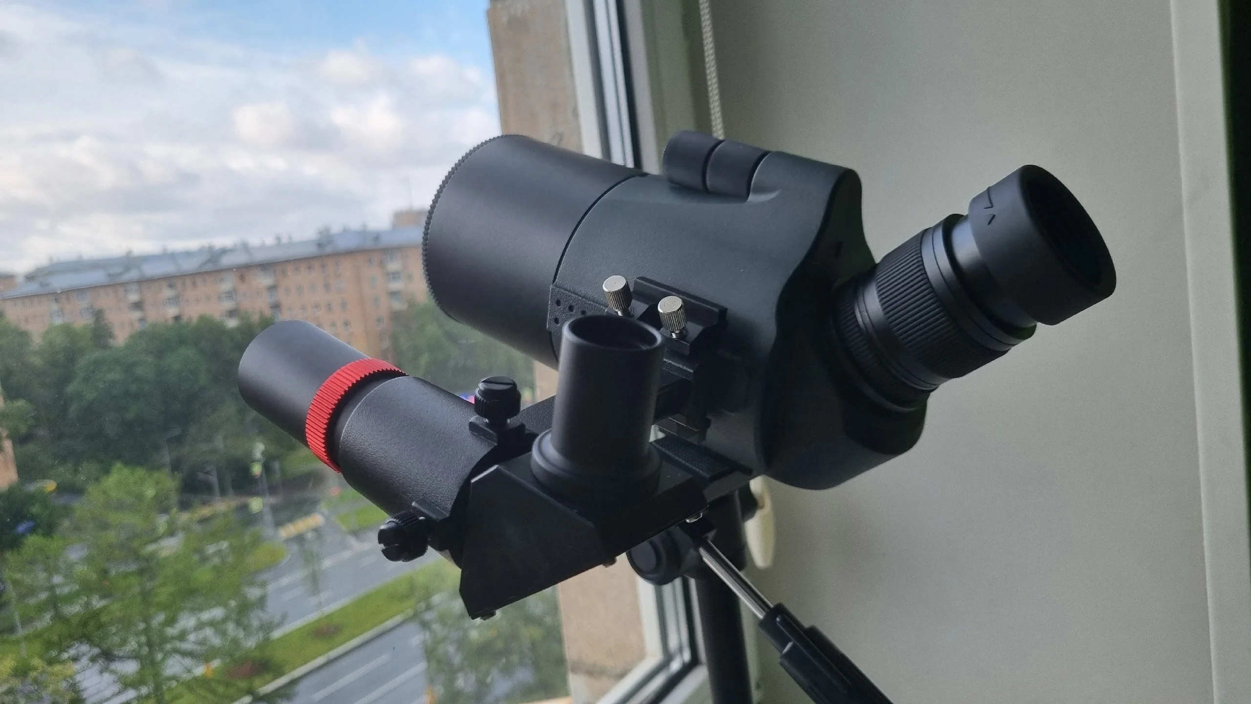 Svbony SV182 Telescope 6x30 Right-Angle Correct-Image Optical Dot Finderscope Astronomy Scope Viewfinder