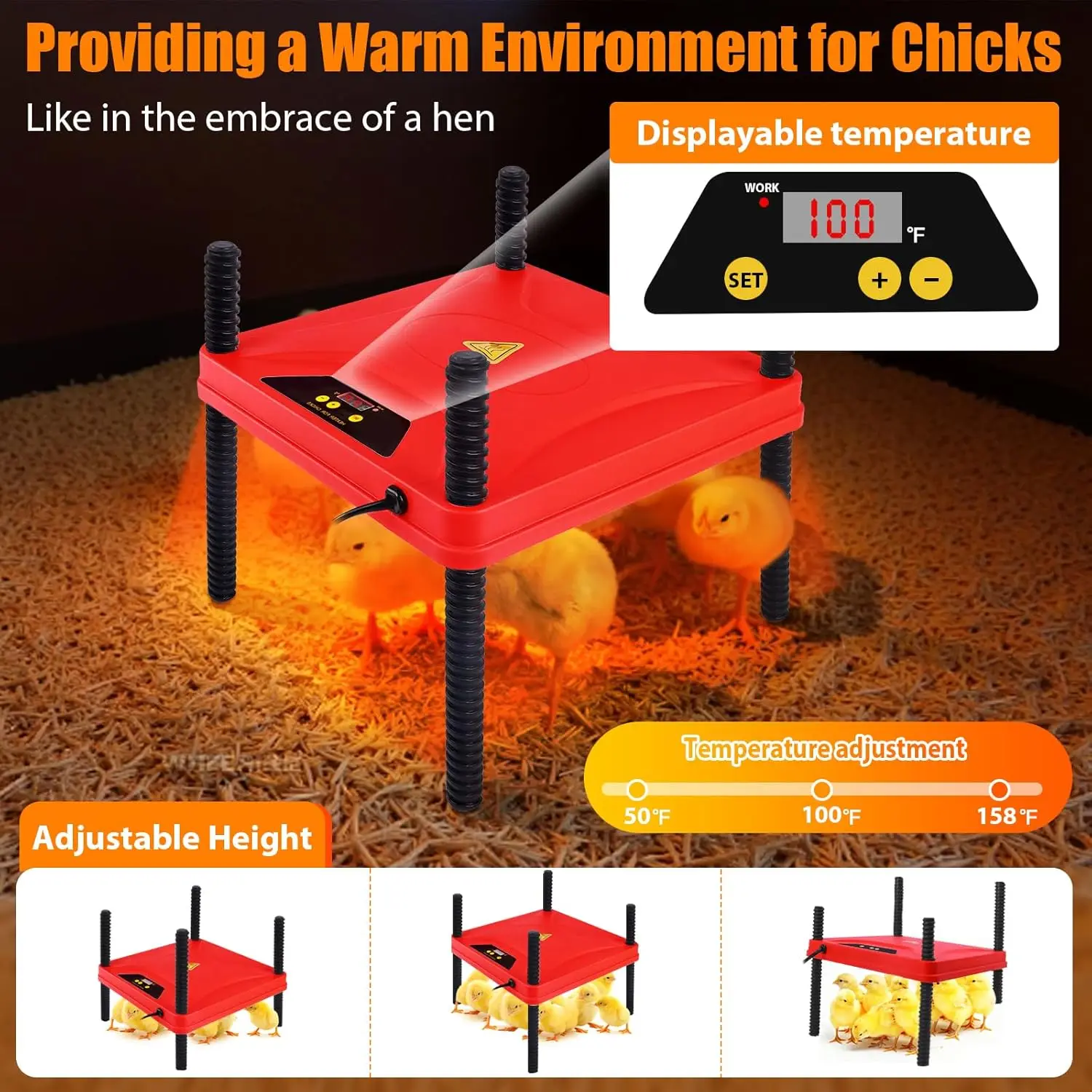 Indoor Chick Rearing, Plastic and Metal, No Color Specified, 6-in-1 Starter Kit with Various Accessories