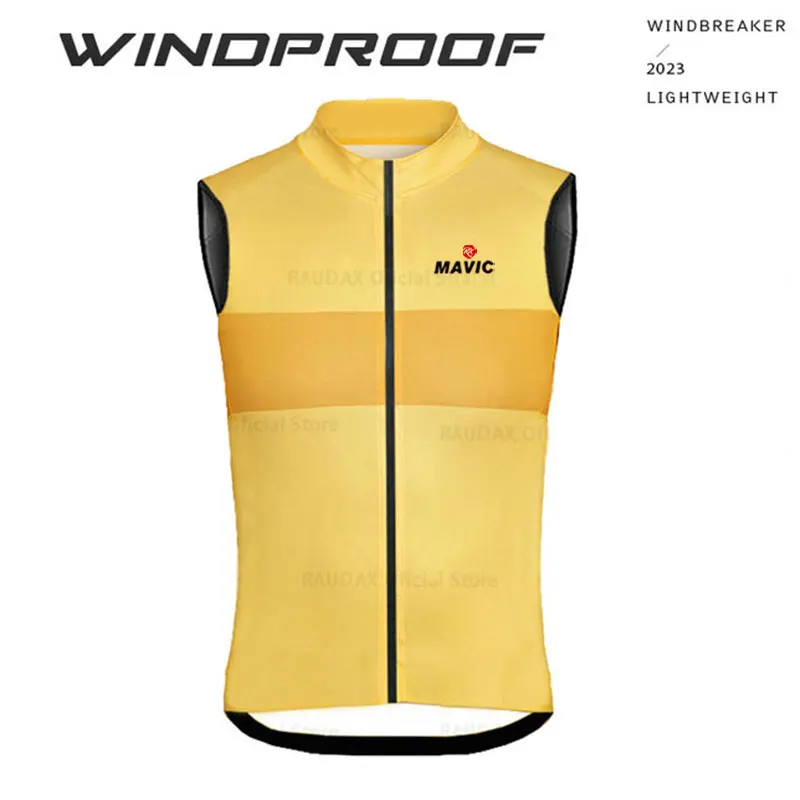 RX MAVIX-Unisex Riding Vest, Road Bike Windproof Jacket, MTB Bike Sleeveless Tank Top, Professional Team UV Resistant Vest, New