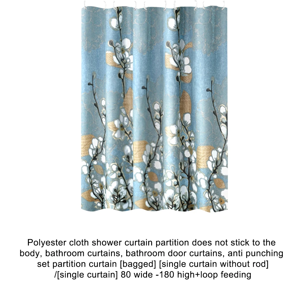 Modern Bathroom Shower Curtain – Elevate Look Of Bathroom Waterproof Comfortable Shower Curtains For Bathroom Durable 100*200 cm