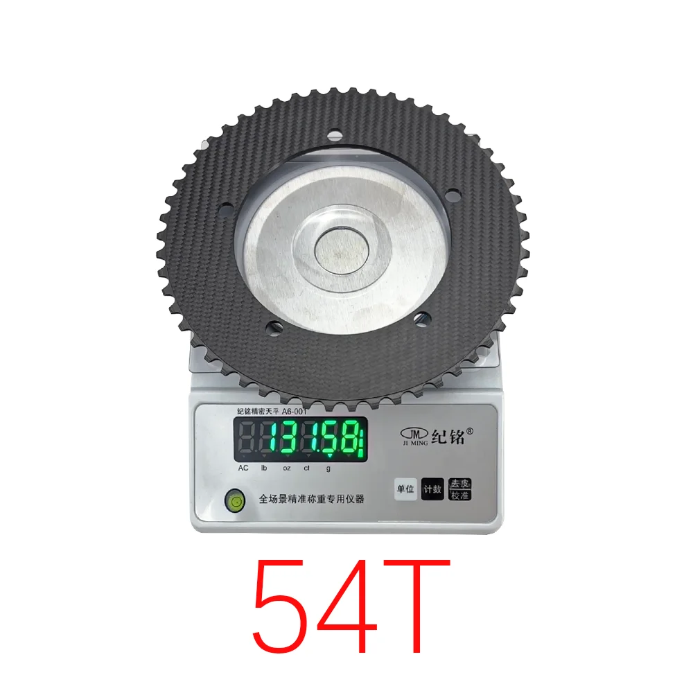 

BALUGOE Fixed Gear Bike Carbon Fiber Flywheel Gear Disc Chain Wheel Site Bicycle Unidirectional Gear 3k Riding Accessories