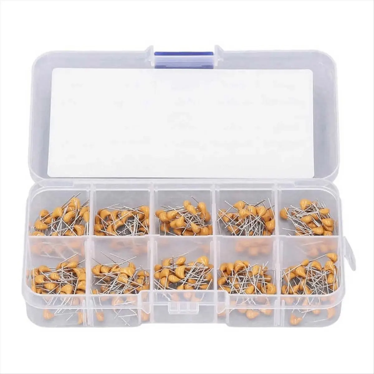 BHBL 300pcs 10value 0.1UF- 10UF Monolithic Ceramic Capacitor Assortment Kit