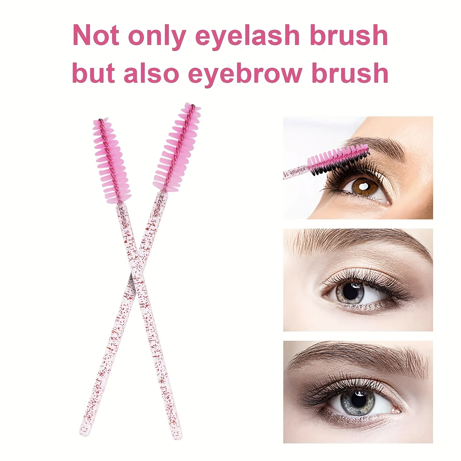 20-teiliges Wimpern- und Augenbrauenbürsten-Set – Nicht wasserdicht, ammoniakfreie Formel, einfaches Auftragen von Mascara und Wimpernverlängerungen, tragbar – Detail 5