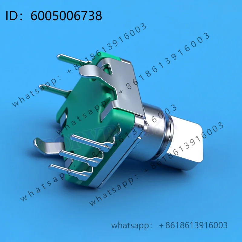 EC11 rotary encoder, incremental pulse knob digital potentiometer with key switch
