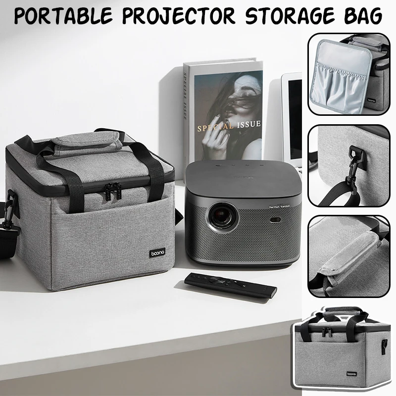 Projector Universal Movie Storage Bag Travel Outdoor Portable Home Theater Universal Carrying Bag Travel Storage Organizer