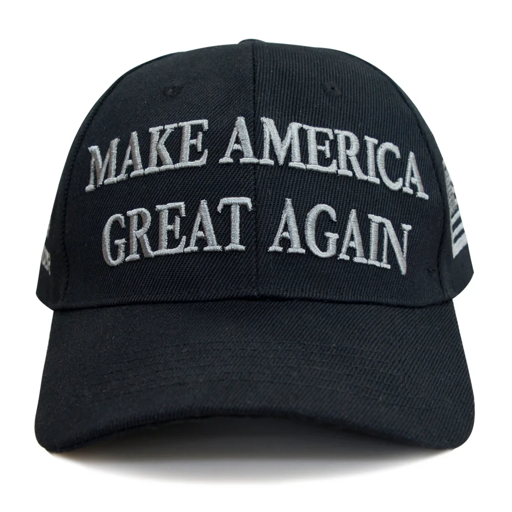 Donald Trump Black Make America Great Again Hat 2024 MAGA Gold Embroidered Trump Baseball Caps Accessories