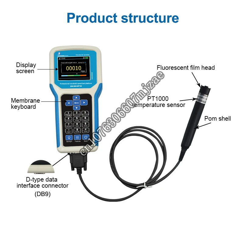 Handheld water quality sensor water DO quick tester COD potassium ion quick test portable water sensor for lake and river