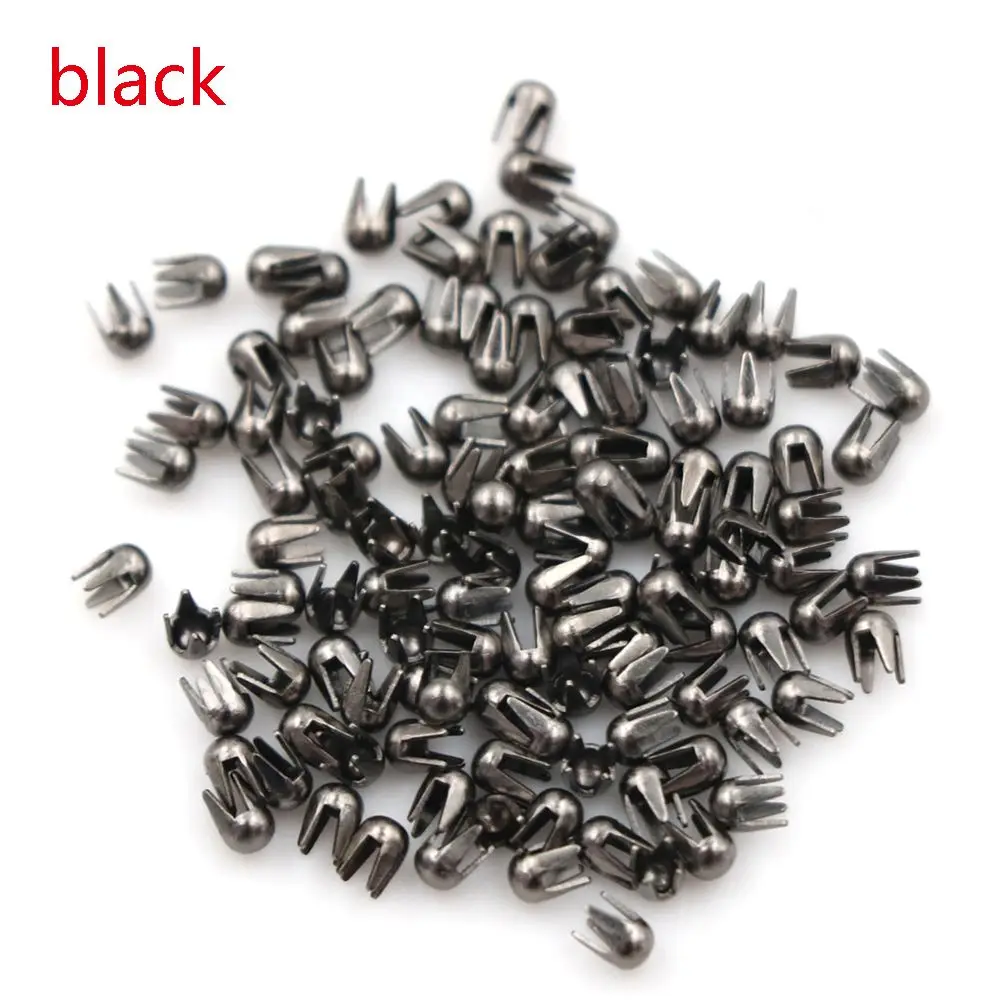 

100pcs Mini Round Bead Claw Hammer Accessories Clothes Buckle