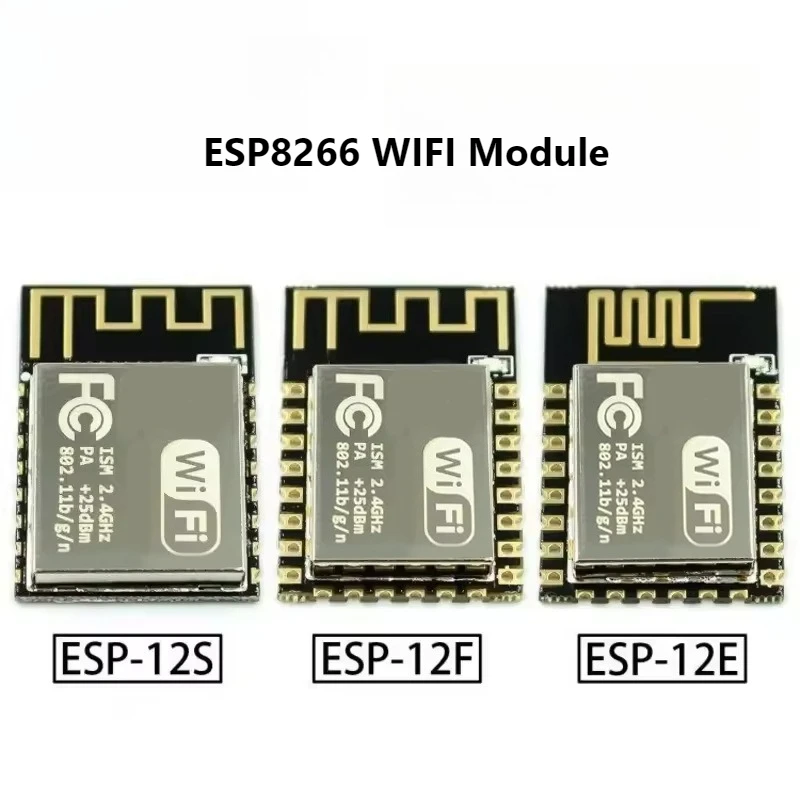 ESP8266 WiFi Module ESP12E ESP12F ESP12S Serial Wireless Remote Control Board for Smart Home Arduino IoT Project
