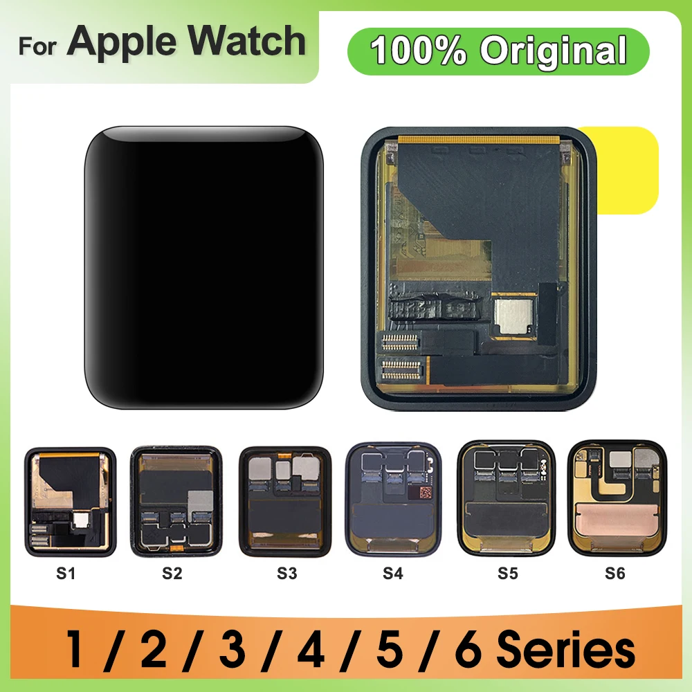 For iWatch SE Display 38/42MM 40/44MM For Apple Watch Series 1 2 3 4 5 6 LCD Display Touch Screen Digitizer LCD