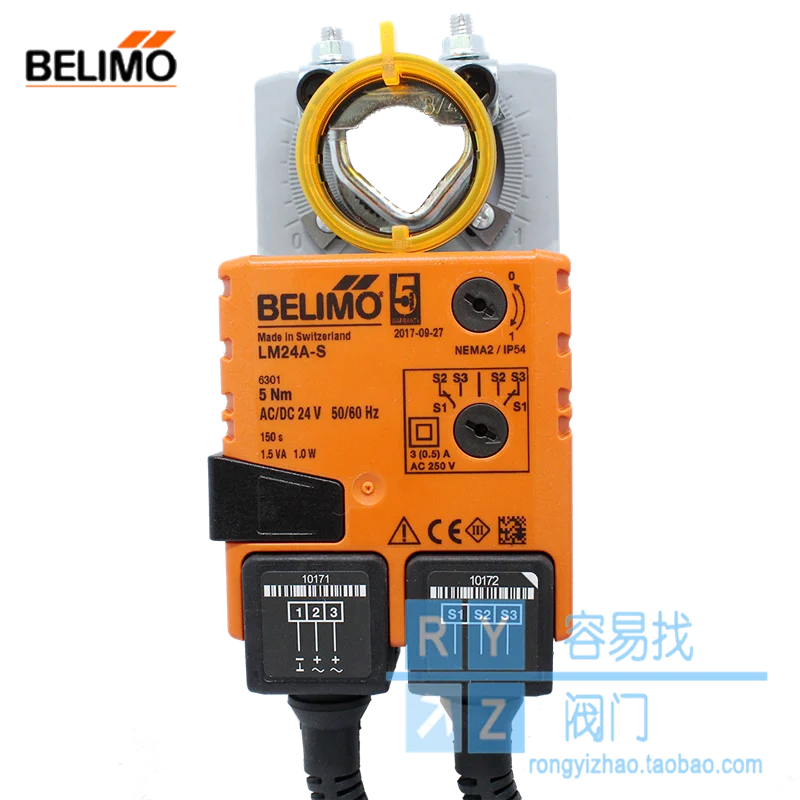 

Belimo Electric Air Valve Actuator LM24A-S LMU24-S LM24AX-S Air Conditioning Air Kiln Controller