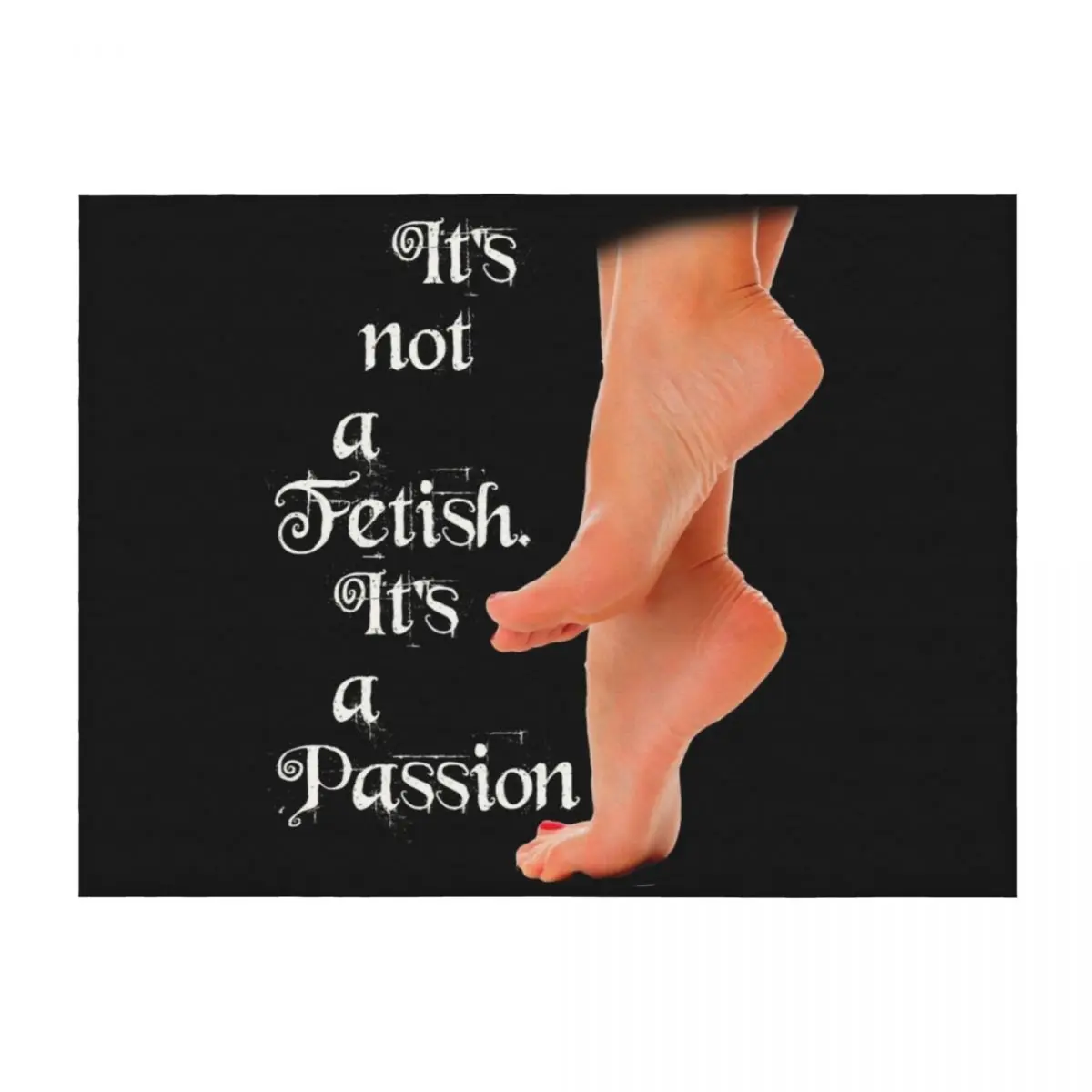 

Fetish foot lovers Throw Blanket cosplay anime Beautifuls Decorative Sofa valentine gift ideas Blankets