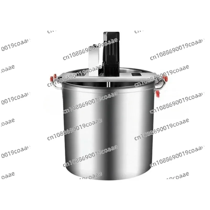 Hot Pot Bottom Material Frying Machine, Automatic Boil Sugar Bean Paste Chili Small Cold Shrimp Powder Cake Stir Fry Stirring