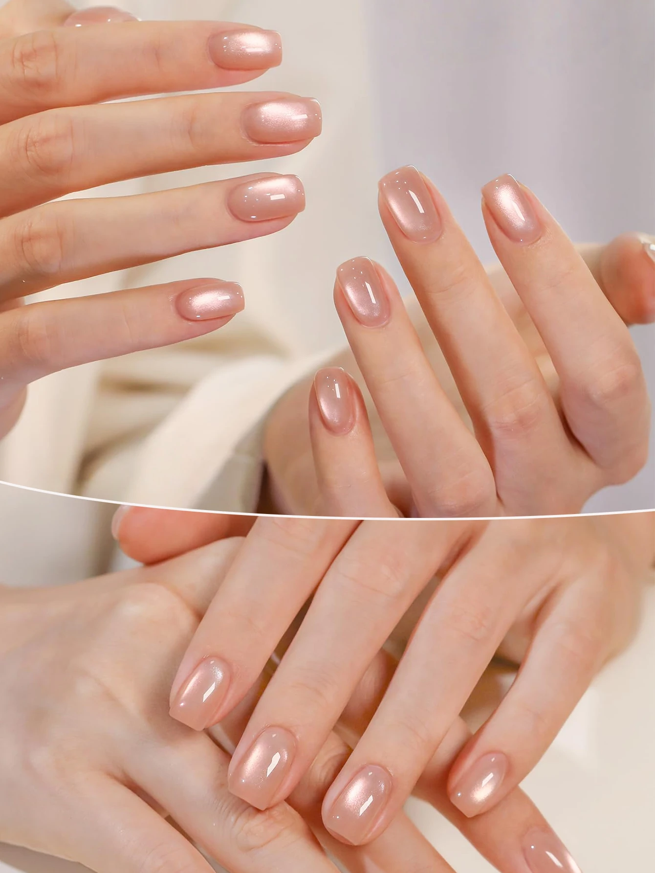 Smalto per unghie 5 in 1 One-Step Cat Eye Gel Nessun top coat e base coat richiesto Set di smalti per unghie gel nudo da 15 ml Finitura lucida autunnale