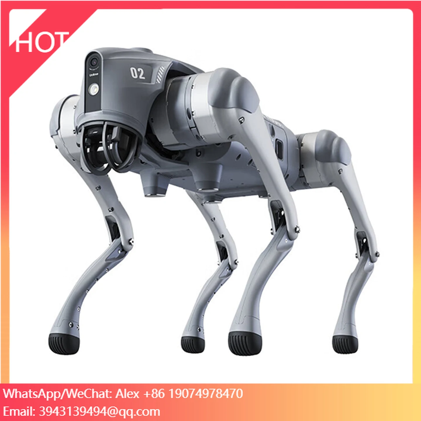 Unitree Go2-Air Intelligent Accompanying Robot Dog Long Endurance Quadruped Sports & Entertainment Product AI Biomimetic Robot